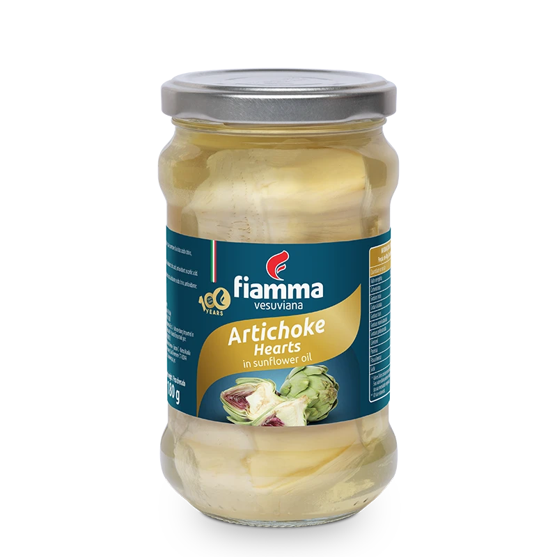 Coeurs d'artichauts à l'huile de tournesol 314 ml