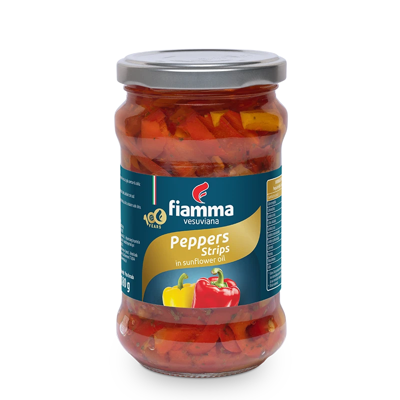 Pimientos en aceite de girasol 314 ml